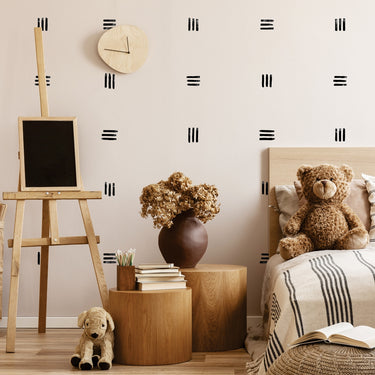 Black Line Wall Decals